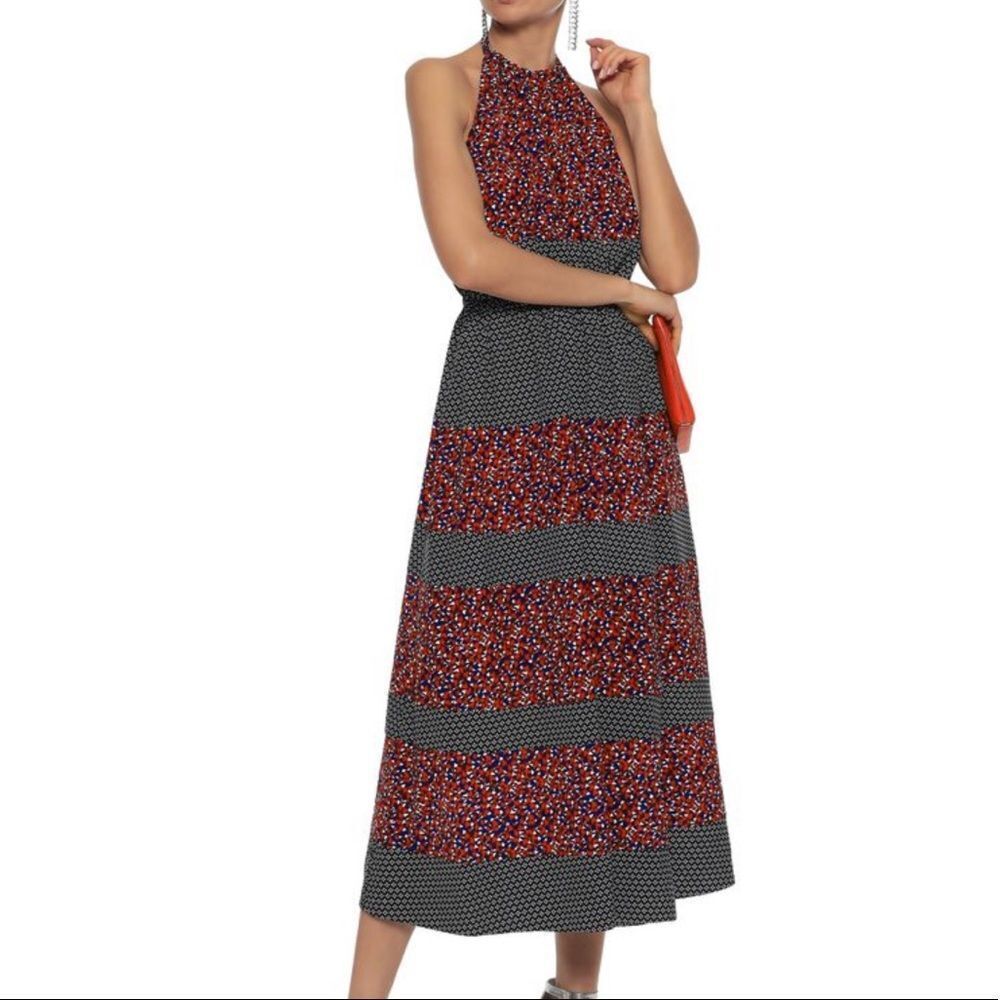 ROBERT RODRIGUEZ Floral-print crepe Dress NWT‎